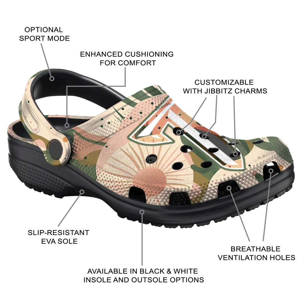 custom troy trojans desert cactus pattern clogs new arrival custom troy trojans desert cactus pattern clogs new arrival