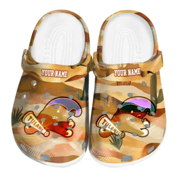custom tulane green wave desert layers clogs best selling