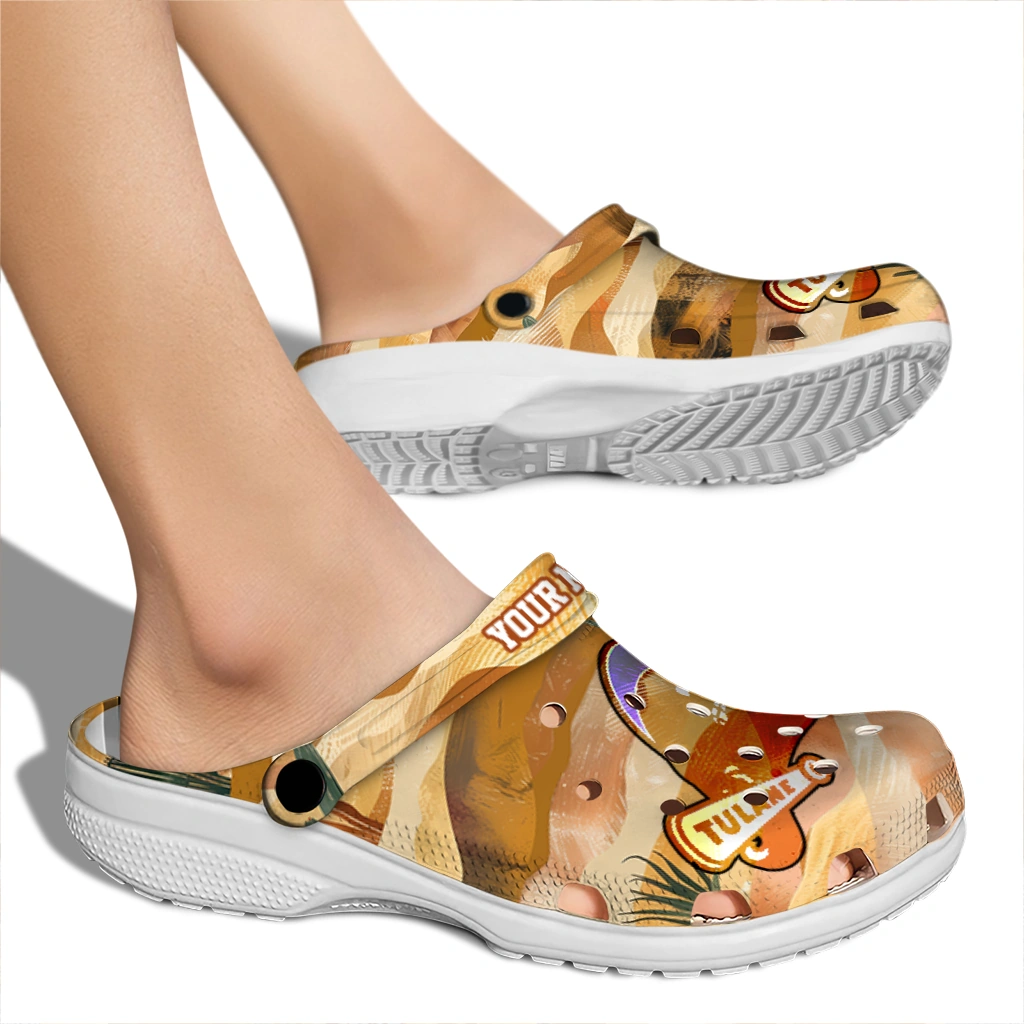 custom tulane green wave desert layers clogs fashion forward custom tulane green wave desert layers clogs fashion forward