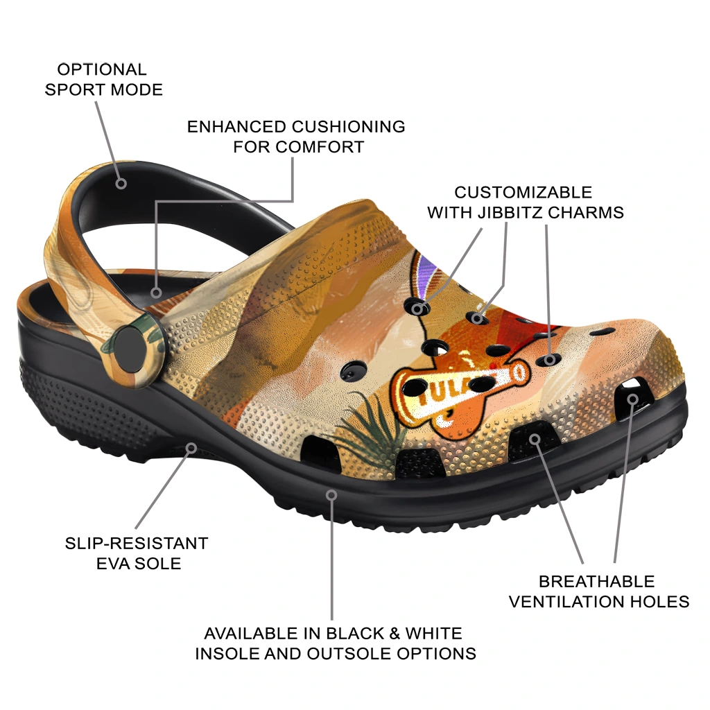 custom tulane green wave desert layers clogs new arrival custom tulane green wave desert layers clogs new arrival