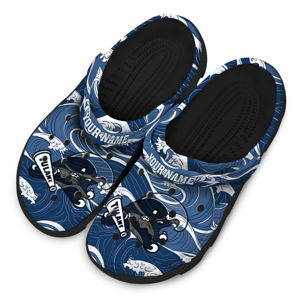 custom tulane green wave flow clogs latest model custom tulane green wave flow clogs latest model