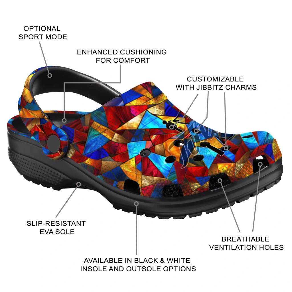 custom tulsa golden hurricane prism pieces clogs new arrival custom tulsa golden hurricane prism pieces clogs new arrival