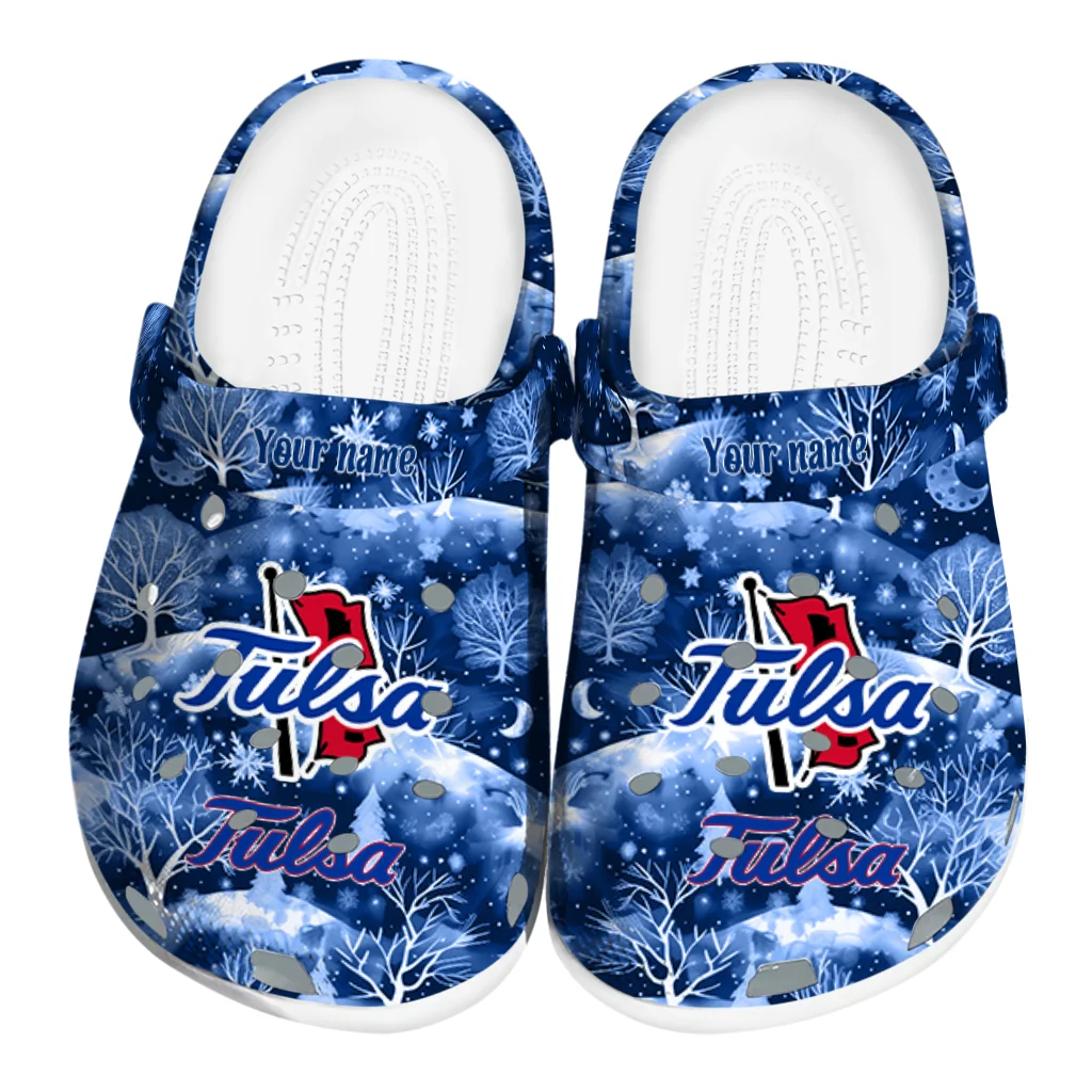 custom tulsa golden hurricane snowy hills clogs best selling custom tulsa golden hurricane snowy hills clogs best selling