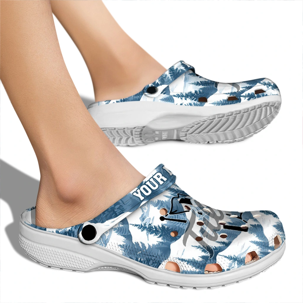custom tulsa golden hurricane snowy mountains clogs fashion forward custom tulsa golden hurricane snowy mountains clogs fashion forward