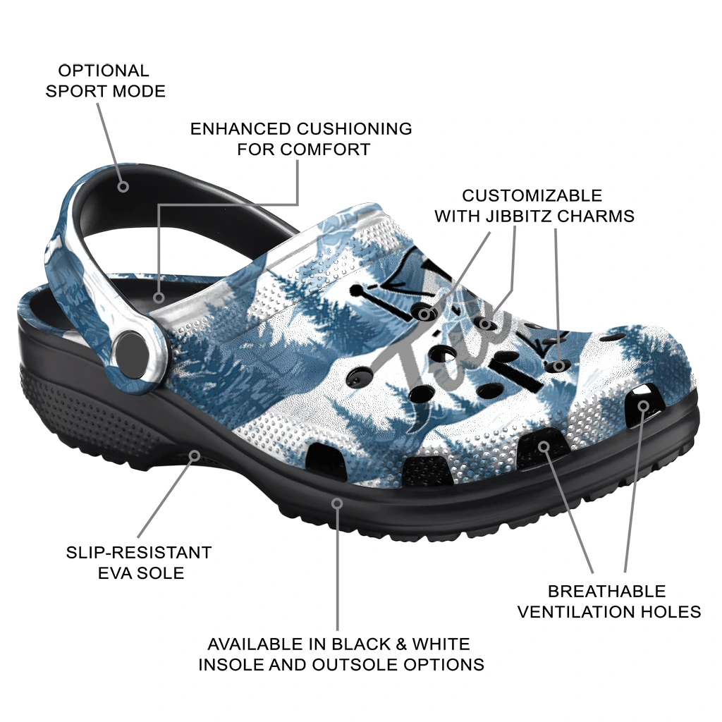 custom tulsa golden hurricane snowy mountains clogs new arrival custom tulsa golden hurricane snowy mountains clogs new arrival