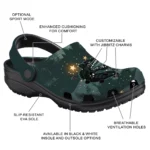 custom uab blazers deer nightscape clogs best selling