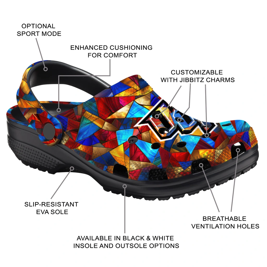 custom ucf knights prism pieces clogs new arrival custom ucf knights prism pieces clogs new arrival