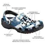 custom ucf knights snowy mountains clogs best selling