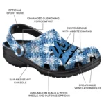 custom ucla bruins snowflake mosaic clogs best selling