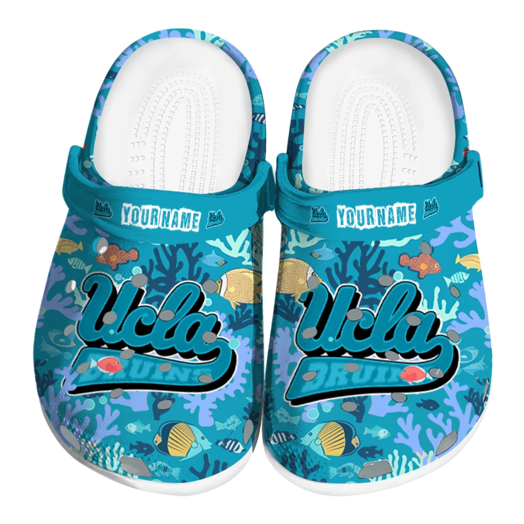 custom ucla bruins tropical fish ocean clogs best selling custom ucla bruins tropical fish ocean clogs best selling