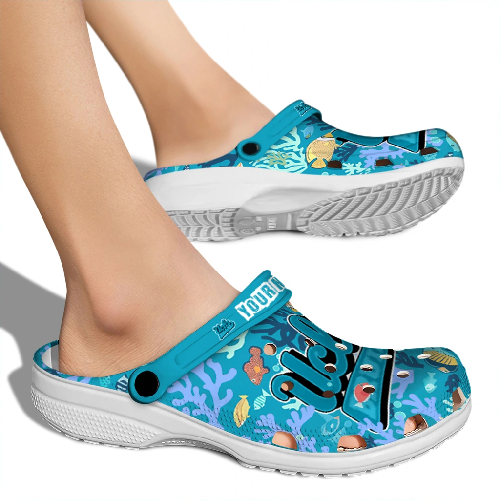 custom ucla bruins tropical fish ocean clogs fashion forward custom ucla bruins tropical fish ocean clogs fashion forward
