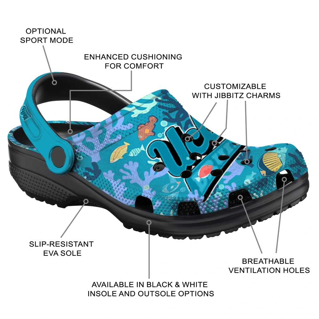 custom ucla bruins tropical fish ocean clogs new arrival custom ucla bruins tropical fish ocean clogs new arrival