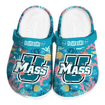 custom umass minutemen tropical fish ocean clogs best selling