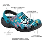 custom umass minutemen tropical fish ocean clogs best selling