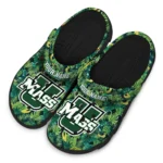 custom umass minutemen tropical leaves clogs best selling
