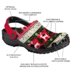 custom unlv rebels christmas motif clogs best selling