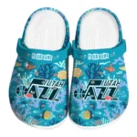custom utah jazz tropical fish ocean clogs best selling