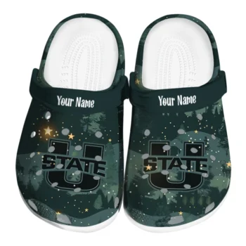 custom utah state aggies deer nightscape clogs best selling