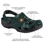 custom utah state aggies deer nightscape clogs best selling