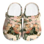 custom utah state aggies desert cactus pattern clogs best selling