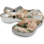 custom utah state aggies desert cactus pattern clogs best selling