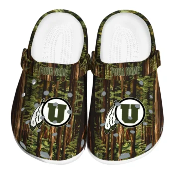 custom utah utes woods forest designs clogs best selling