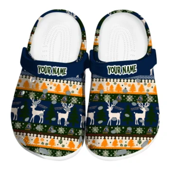 custom utep miners christmas motif clogs best selling