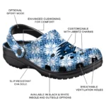custom utsa roadrunners snowflake mosaic clogs best selling