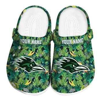 custom utsa roadrunners tropical leaves clogs best selling