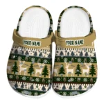 custom vegas golden knights christmas motif clogs best selling
