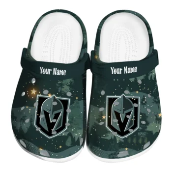 custom vegas golden knights deer nightscape clogs best selling