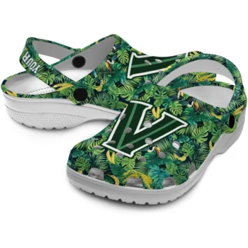 custom villanova wildcats tropical leaves clogs high quality