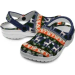 custom virginia cavaliers christmas motif clogs best selling