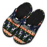 custom virginia cavaliers christmas motif clogs best selling