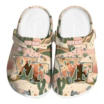 custom wake forest demon deacons desert cactus pattern clogs best selling