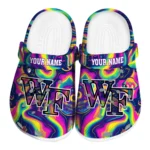 custom wake forest demon deacons swirling mushrooms clogs best selling