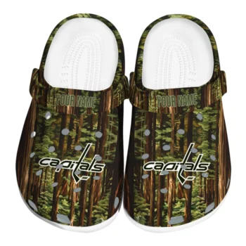 custom washington capitals woods forest designs clogs best selling