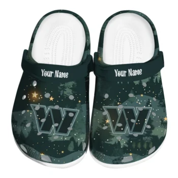 custom washington commanders deer nightscape clogs best selling