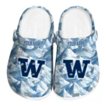 custom washington huskies mountain artwork clogs best selling