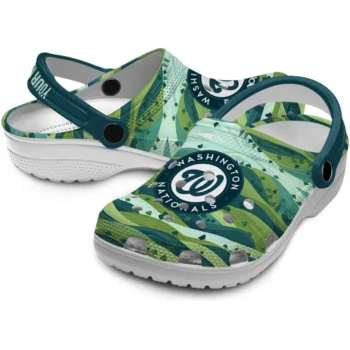 custom washington nationals hills illustration clogs high quality