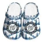 custom washington nationals snowy mountains clogs best selling