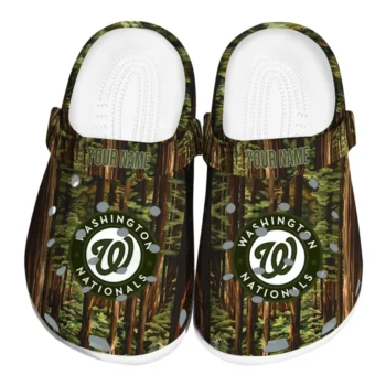 custom washington nationals woods forest designs clogs best selling