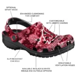 custom washington state cougars snowy hills clogs best selling