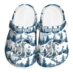 custom washington state cougars snowy mountains clogs best selling