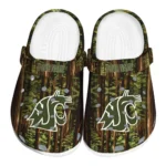 custom washington state cougars woods forest designs clogs best selling