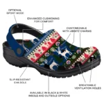 custom washington wizards christmas motif clogs best selling