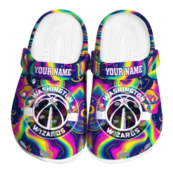 custom washington wizards swirling mushrooms clogs best selling