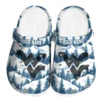 custom west virginia mountaineers snowy mountains clogs best selling