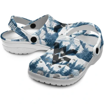 custom west virginia mountaineers snowy mountains clogs high quality