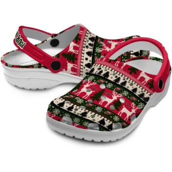 custom western kentucky hilltoppers christmas motif clogs high quality